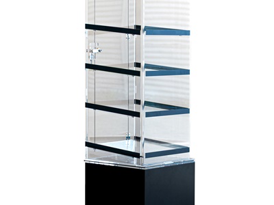 ESPOSITORE DA TERRA IN D-BOND E PLEXIGLASS