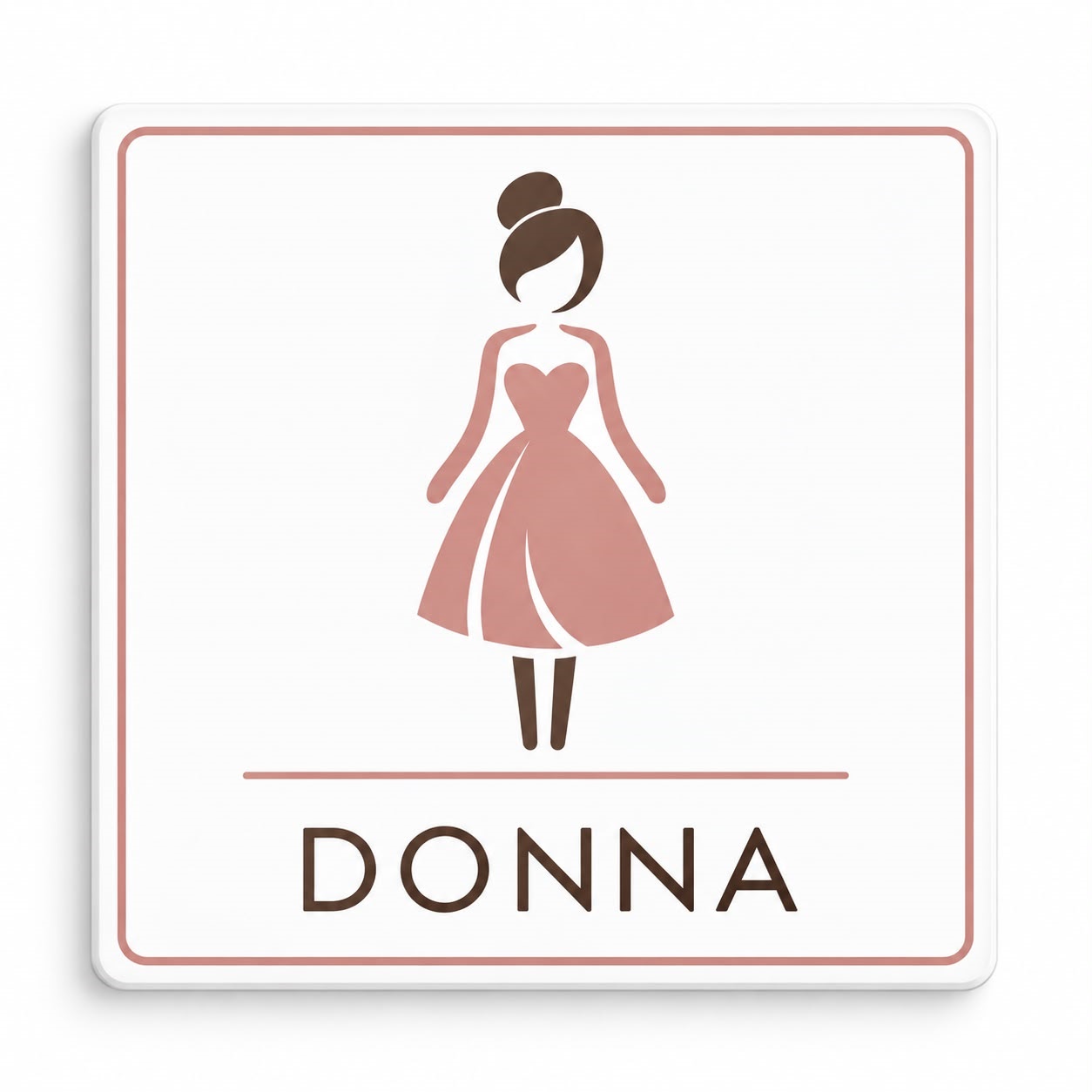 INSEGNA PER TOILETTE