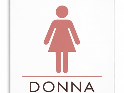 INSEGNA PER TOILETTE