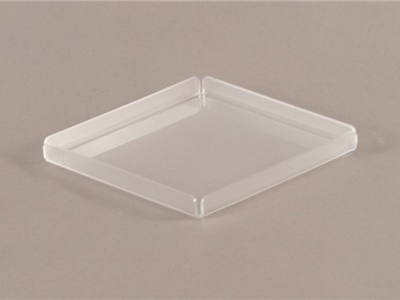 VASSOIO IN PLEXIGLASS  F.TO 17X17 CM NON PER CONTATTO ALIMENTARE