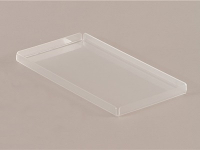 VASSOIO IN PLEXIGLASS F.TO 15x30 CM - NON PER CONTATTO ALIMENTARE