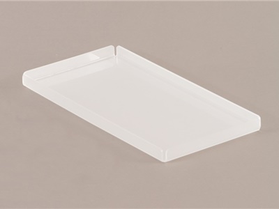 VASSOIO IN PLEXIGLASS F.TO 15x30 CM - NON PER CONTATTO ALIMENTARE