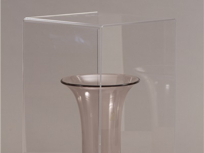 CUBO IN PLEXIGLASS IMPILABILE TRASPARENTE PER ESPOSIZIONE