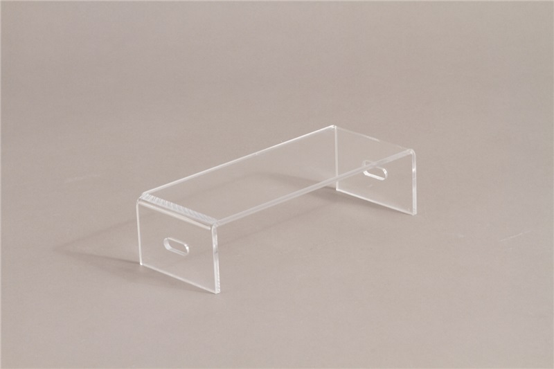 ALZATA IN PLEXIGLASS TRASPARENTE LARGHEZZA 24cm x ALTEZZA 6cm