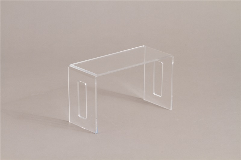 ALZATA IN PLEXIGLASS TRASPARENTE LARGHEZZA 24cm x ALTEZZA 14cm