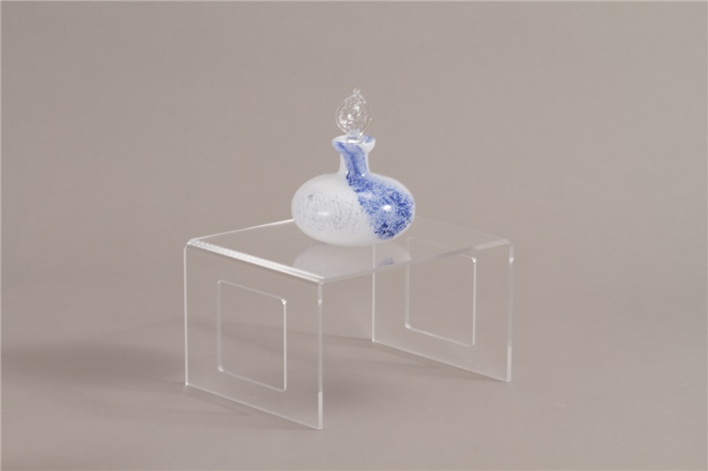 ALZATA IN PLEXIGLASS TRASPARENTE LARGHEZZA 24cm x ALTEZZA 14cm