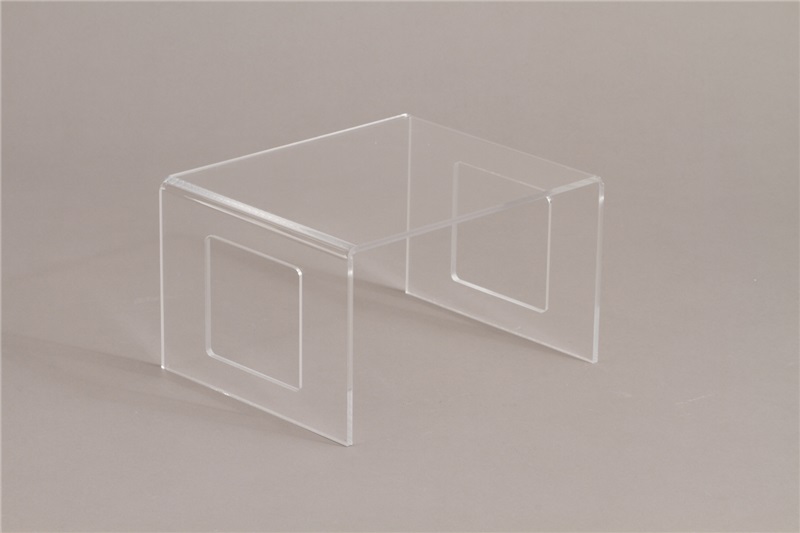 ALZATA IN PLEXIGLASS TRASPARENTE LARGHEZZA 24cm x ALTEZZA 14cm