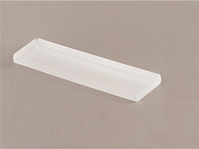 VASSOIO IN PLEXIGLASS F.TO 10X40 - NON PER CONTATTO ALIMENTARE