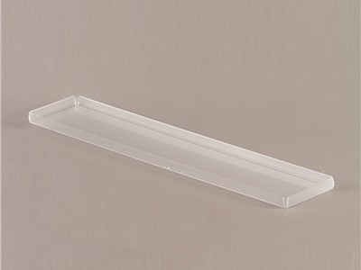 VASSOIO IN PLEXIGLASS F.TO 10X60 - NON PER CONTATTO ALIMENTARE