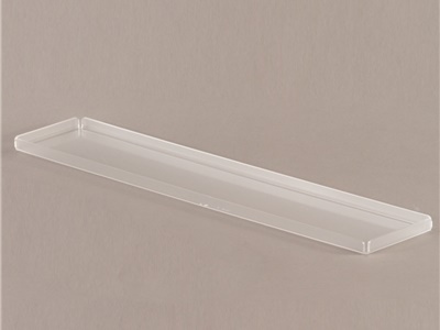 VASSOIO IN PLEXIGLASS F.TO 10X70 - NON PER CONTATTO ALIMENTARE