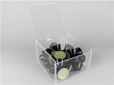 scatola in plexiglass trasparente multiuso - non per contatto alimentare