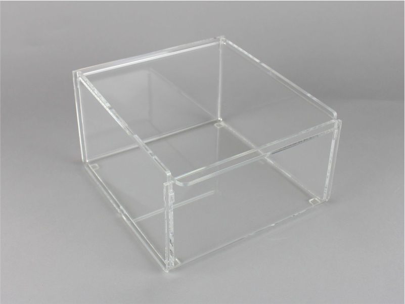 scatola in plexiglass trasparente multiuso - non per contatto alimentare -  RBT Espositori
