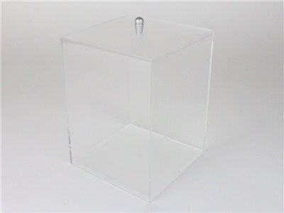 Contenitore plexiglass con coperchio 10x10 multiuso - non per contatto alimentare