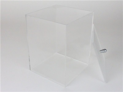 Contenitore plexiglass con coperchio 10x10 multiuso - non per contatto alimentare