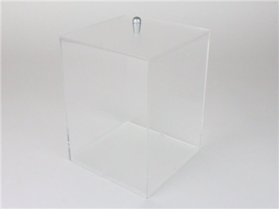 Contenitore plexiglass con coperchio 15x15 - multiuso - non per contatto alimentare