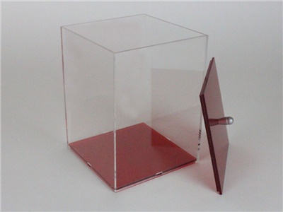 Contenitore plexiglass con coperchio 20x20 multiuso - non per contatto alimentare