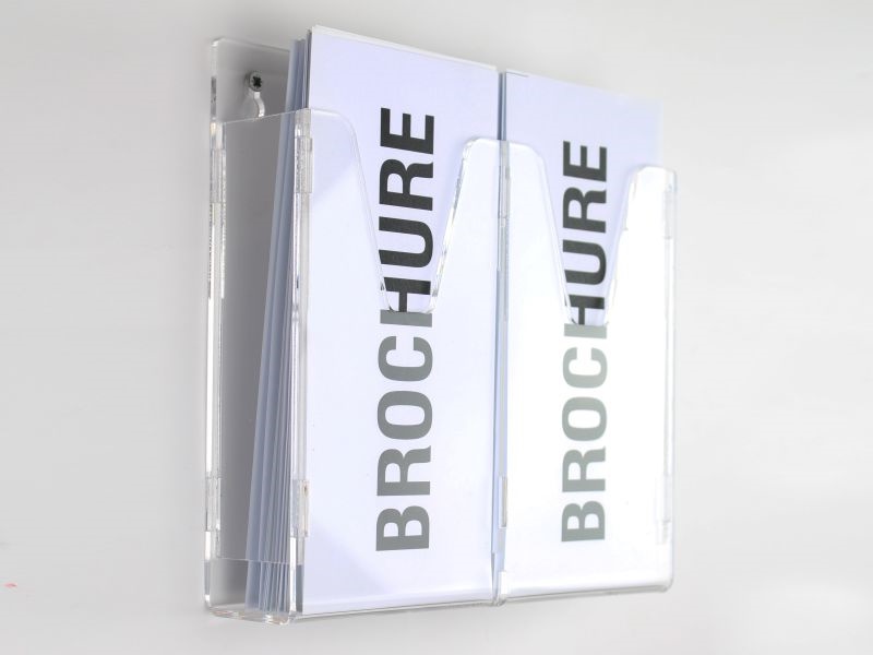 Cabilock Espositore Porta Brochure Trasparente Porta Riviste