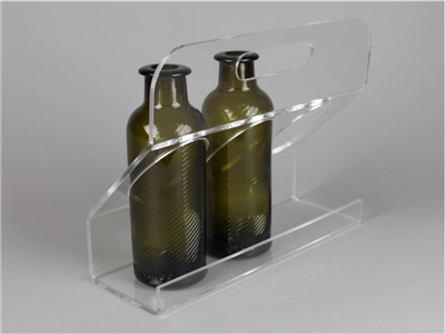 espositore porta bottiglie olio - aceto per bottiglie diametro 59mm
