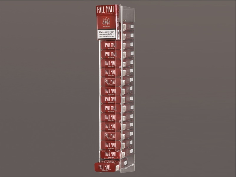 Espositore Per Sigarette In Acrilico Con Pulsante Automatico