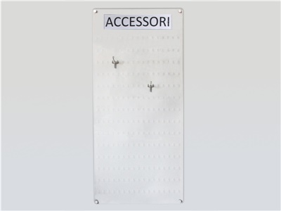 espositore da parete porta blister plexiglass trasparente