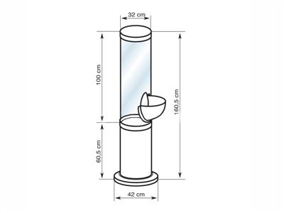 tower da terra con una bocca di presa