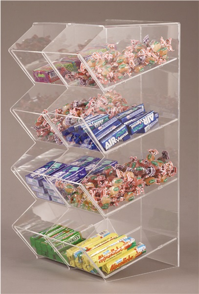 Espositore Metallico Per Caramelle E Snack YUWOUNE – Scaffale A 5 Ripiani Regolabili – Con Ruote E Ganci – Nero – Per Negozi, Cucina, Ufficio