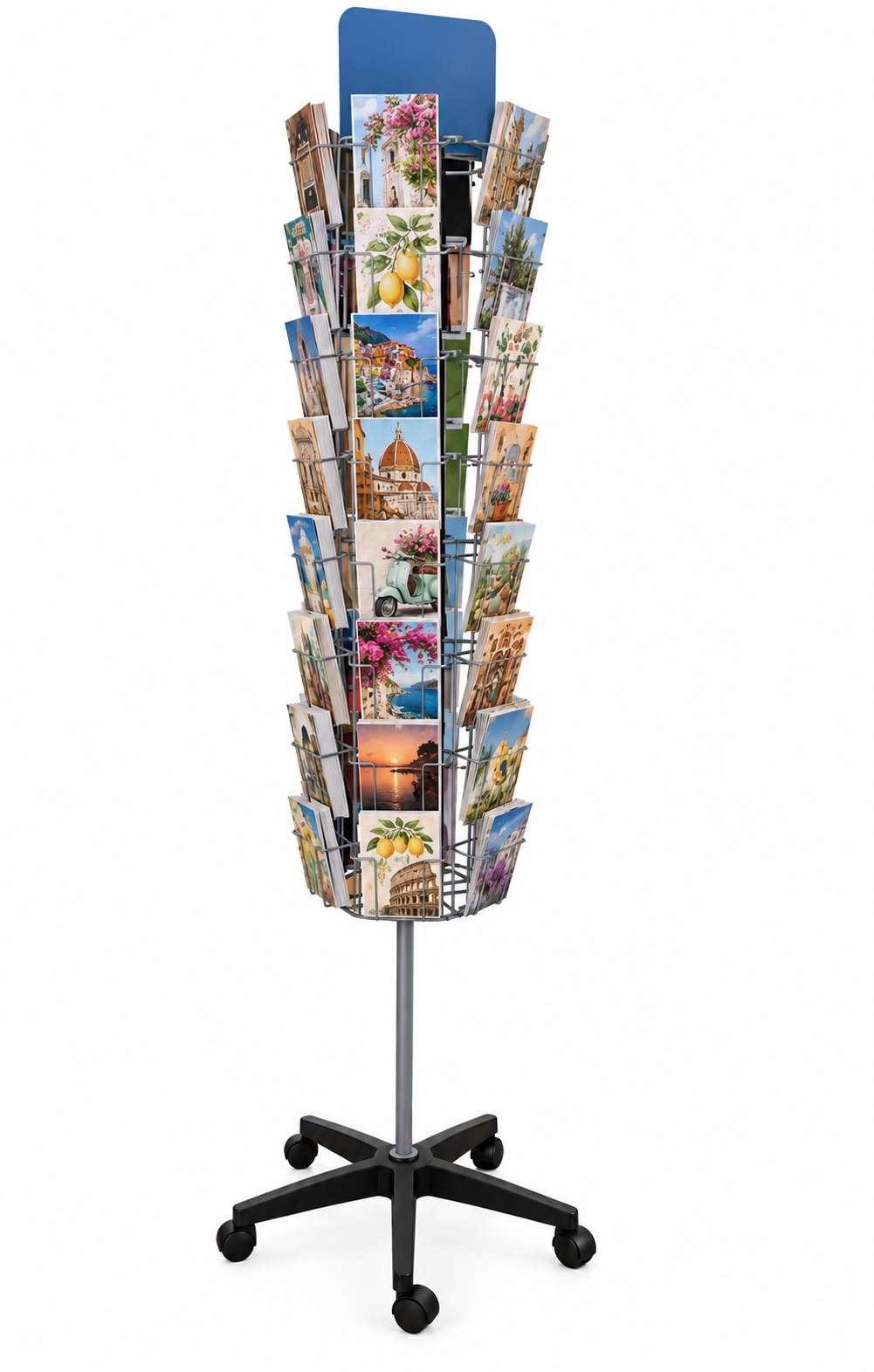 ESPOSITORE GIREVOLE DA TERRA PER CARTOLINE