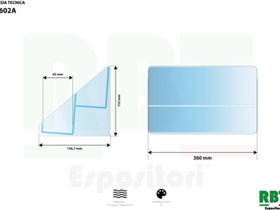 ESPOSITORE A SCALETTA A 2 PIANI