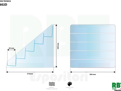 ESPOSITORI A SCALETTA A 5 PIANI