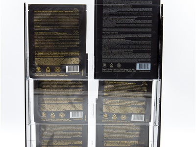 ESPOSITORE DA BANCO IN PLEXIGLASS PER MASCHERE O SKINCARE