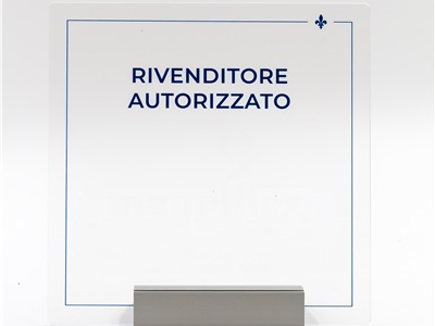 Targa in plexiglass da banco