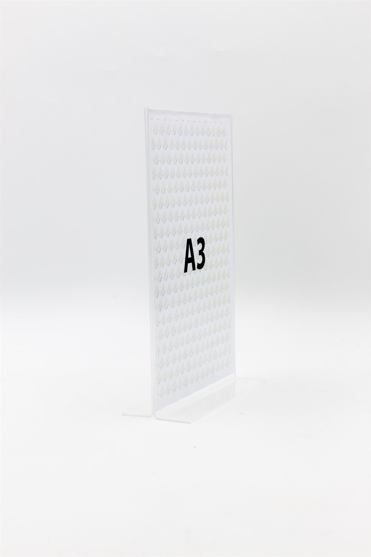 PORTA AVVISI DA BANCO IN PLEXIGLASS A3