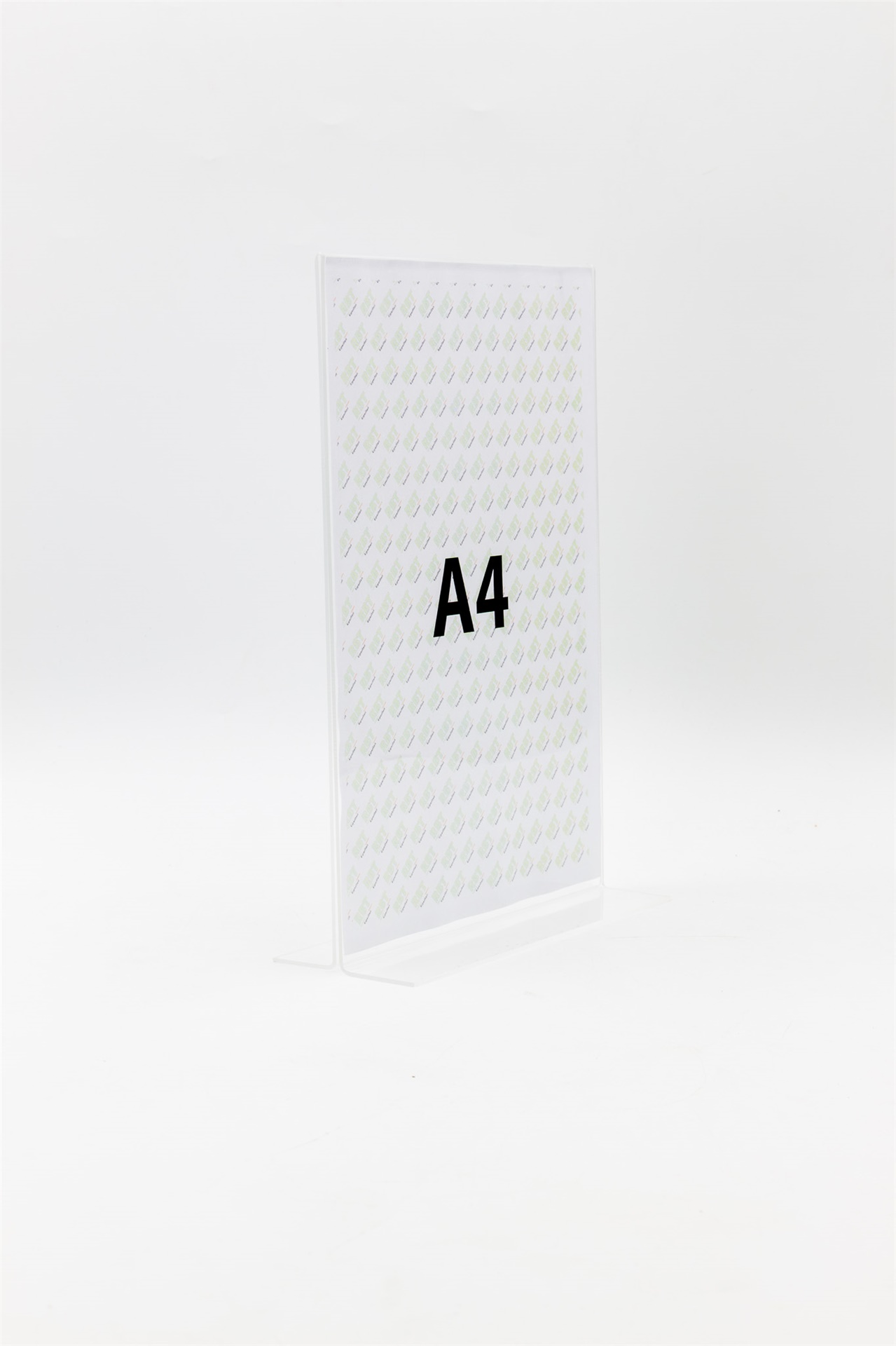 PORTA AVVISI DA BANCO IN PLEXIGLASS A4