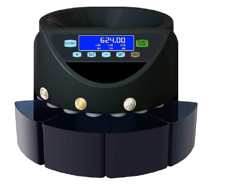SELEZIONATRICE DI MONETE COIN COUNTER 4 Cassetti LCD